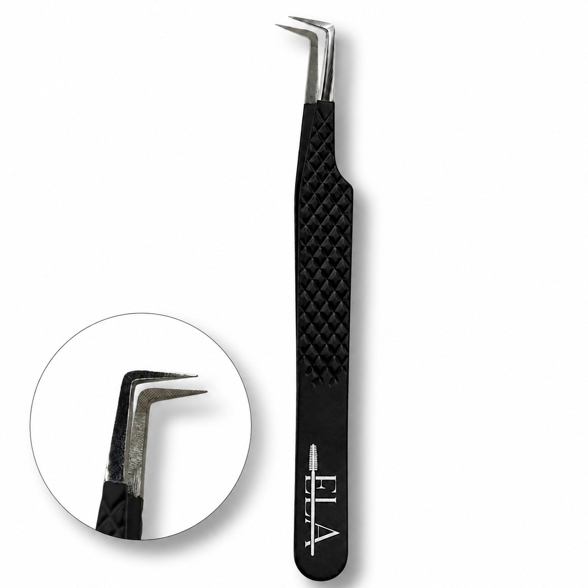Black 90° Fiber Tip Volume Tweezer