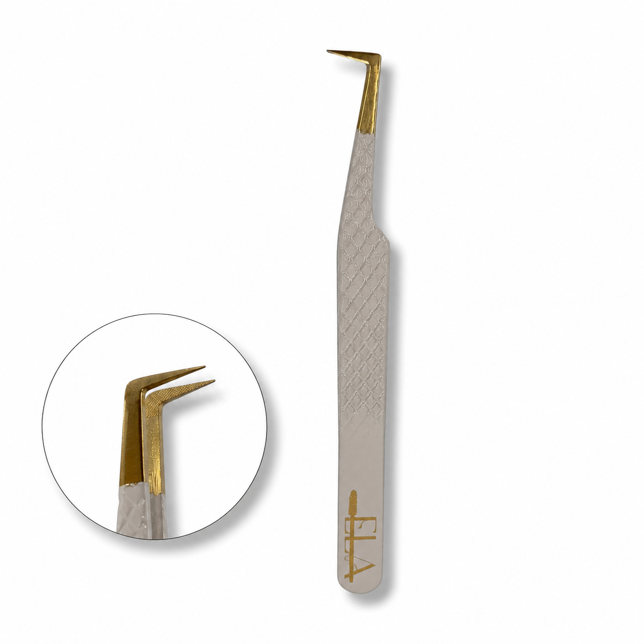 Nude 90° Fiber Tip Volume Tweezer