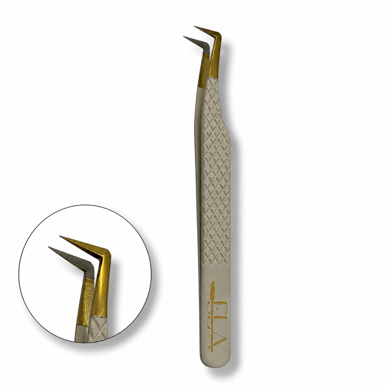 Nude 90° Slim Boot Fiber Tip Tweezer