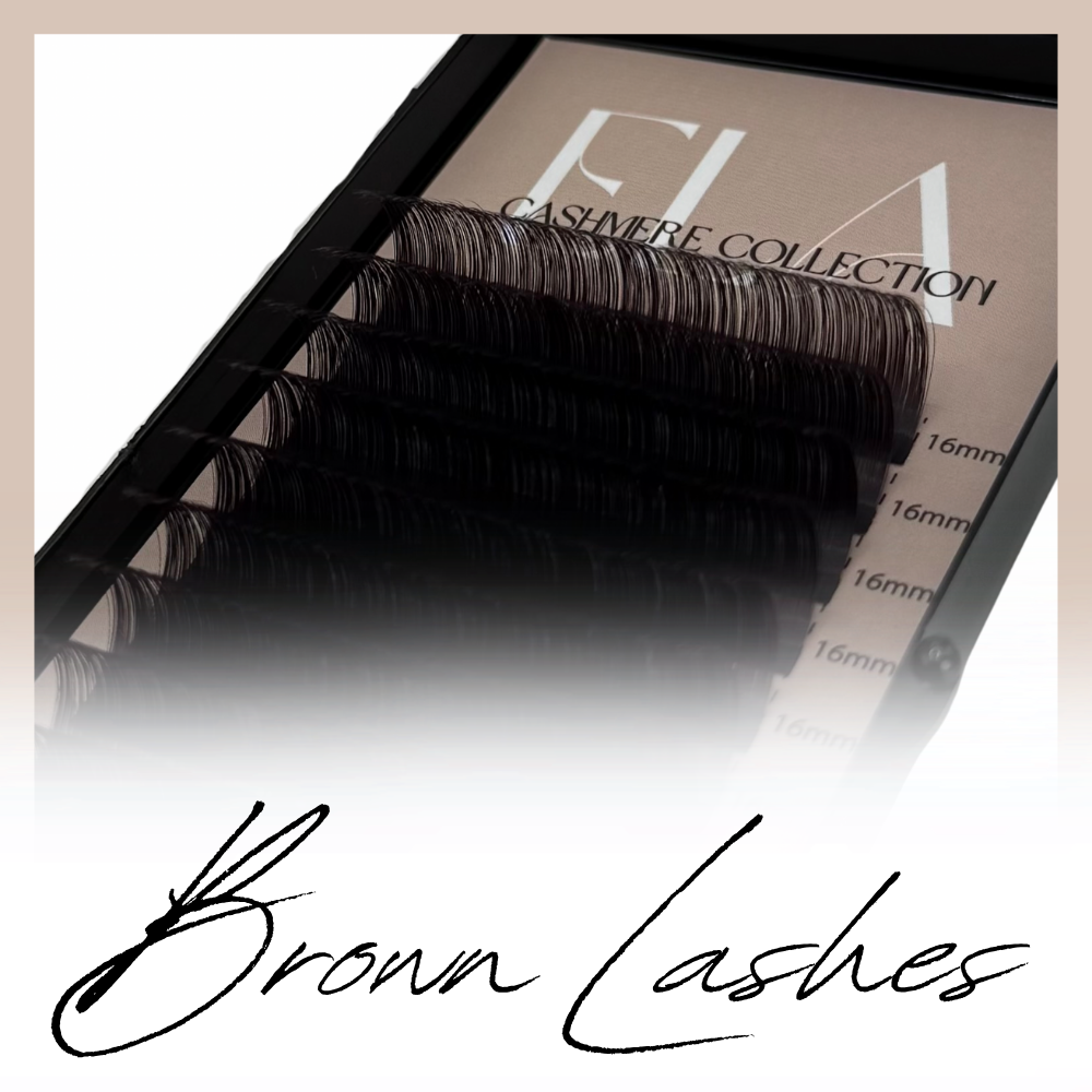 Brown Lash Trays